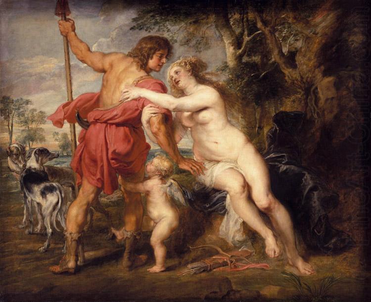 Peter Paul Rubens Venus and Adonis (mk27) china oil painting image